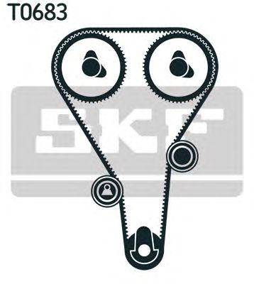 SKF VKM-84000 (6), Parazītrullis / vadošais rullis, zobsiksna