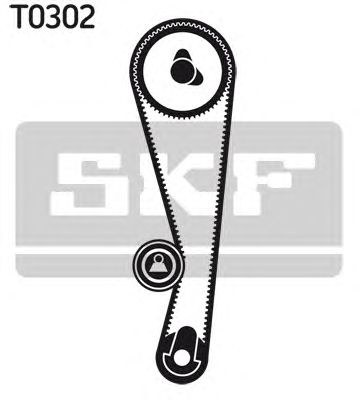 SKF VKM-75006 (6), Spriegotājrullītis, zobsiksna