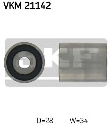 SKF VKM-21142 (6), Parazītrullis / vadošais rullis, zobsiksna