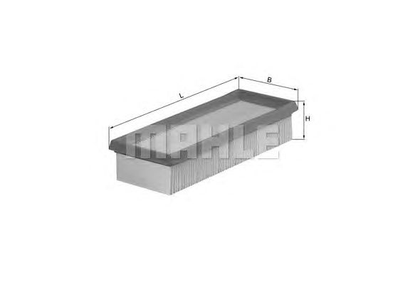 MAHLE ORIGINAL LX580 (6), Gaisa filtrs
